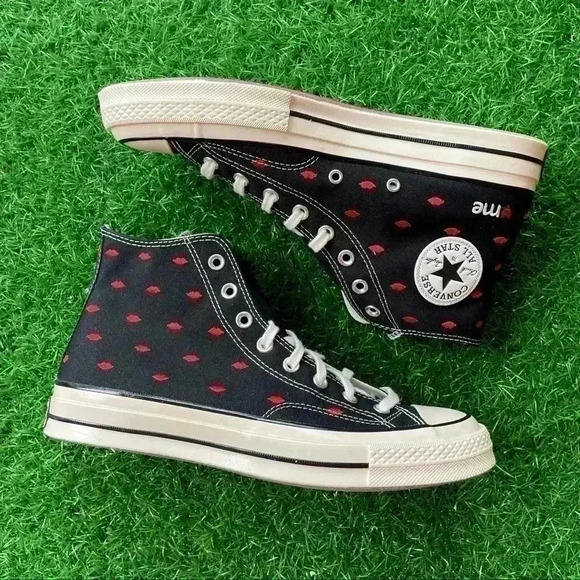Converse All Star Chuck Taylor Chuck 70 Hi Embroidered Lips - Picture 5 of 6